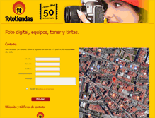 Tablet Screenshot of fototiendas.com
